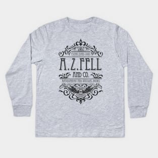 Good Omens: A.Z. Fell Book Shop (dark) Kids Long Sleeve T-Shirt